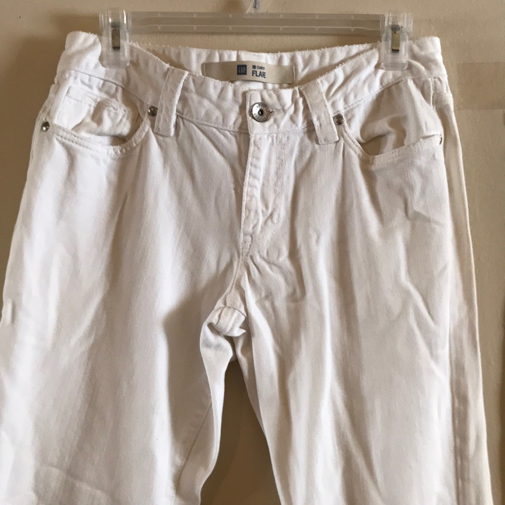 Gap White Flare Jeans
